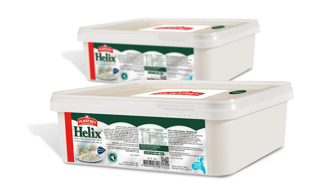 HELIX CHEESE WITH NIGELLA SEEDS